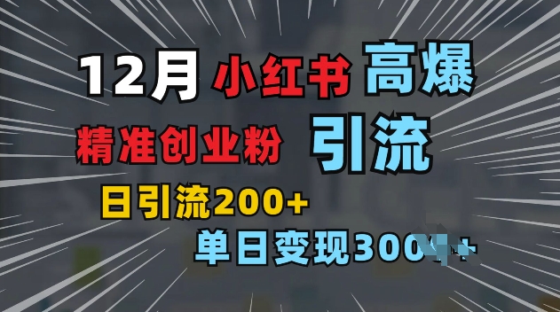 小红书一张图片“引爆”创业粉，单日+200+精准创业粉 可筛选付费意识创业粉【揭秘】-梦凌网创