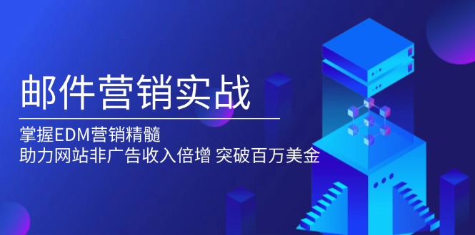 邮件营销实战，掌握EDM营销精髓，助力网站非广告收入倍增，突破百万美金-梦凌网创