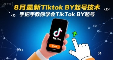 8月最新Tiktok搬运起号技术，手把手教你学会TikTok搬运起号-梦凌网创