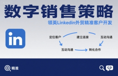 数字销售策略领英LinkedIn外贸精准客户开发-梦凌网创