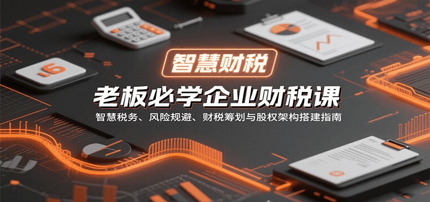 老板必学企业财税课：智慧税务、风险规避、财税筹划与股权架构搭建指南-梦凌网创