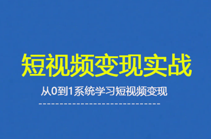 杨磊老师·2025短视频变现实战课-梦凌网创
