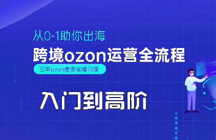 悟空跨境·OZON入门到高阶全流程-梦凌网创