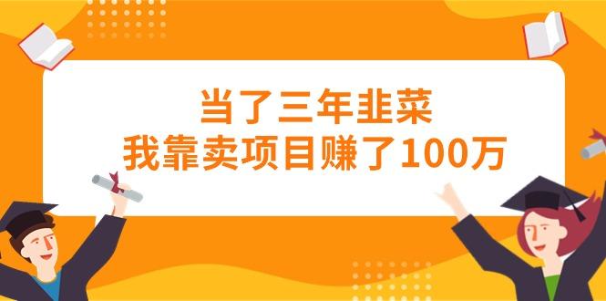 当了三年韭菜我靠卖项目赚了100万-梦凌网创