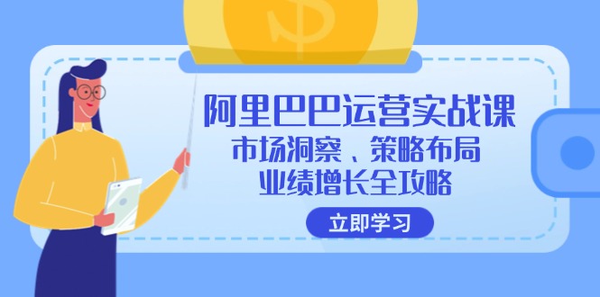 阿里巴巴运营实战课：市场洞察、策略布局、业绩增长全攻略-梦凌网创