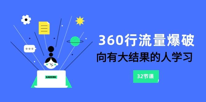 360行流量爆破，向有大结果的人学习(更新58节课)-梦凌网创