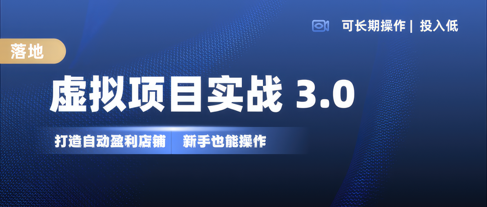 虚拟项目实操落地 3.0,新手轻松上手，单品月入1W+-梦凌网创