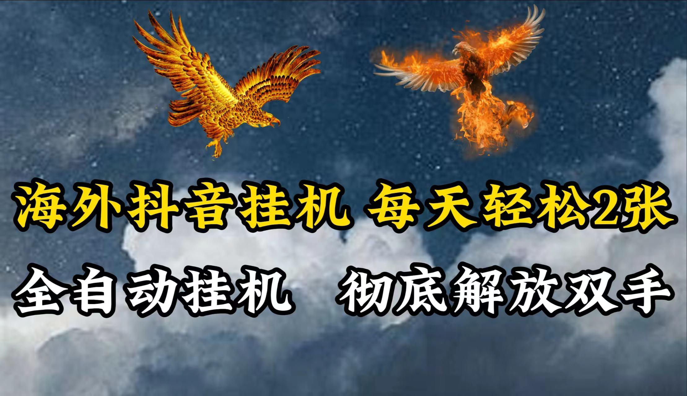 海外抖音挂机，每天轻松2张，全自动挂机，彻底解放双手！-梦凌网创