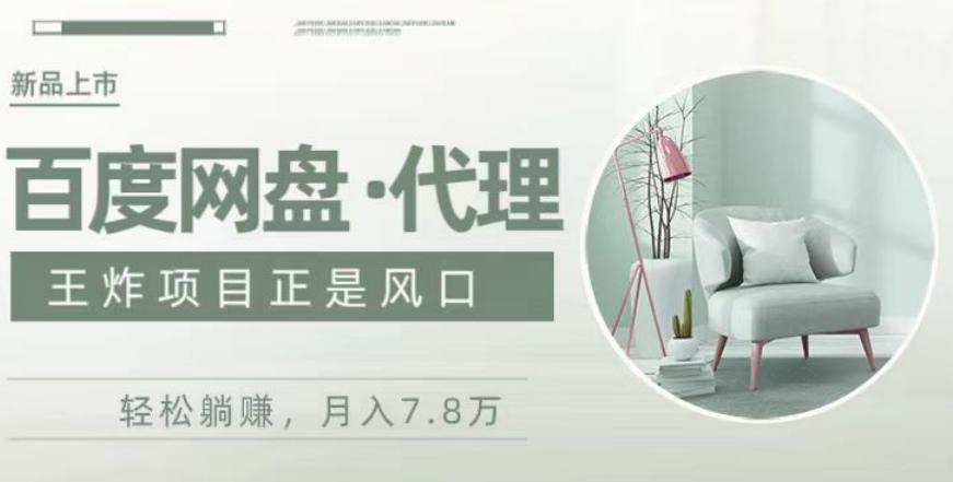 度盘代理，月入7w保姆级全方位教程-梦凌网创