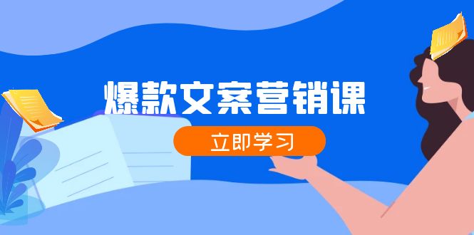 爆款文案营销课：公域转私域，涨粉成交一网打尽，各行业人士必备-梦凌网创