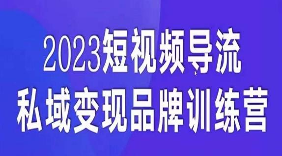 短视频导流·私域变现先导课，5天带你短视频流量实现私域变现-梦凌网创