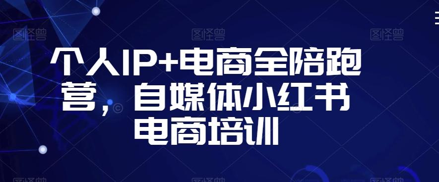 个人IP+电商全陪跑营，自媒体小红书电商培训-梦凌网创