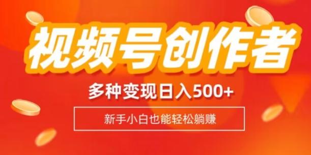 视频号创作者计划，多种变现方式，日入500+【内附1080g视频素材】-梦凌网创