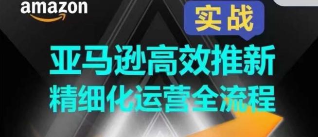 亚马逊高效推新精细化运营全流程，全方位、快速拉升产品排名和销量!-梦凌网创