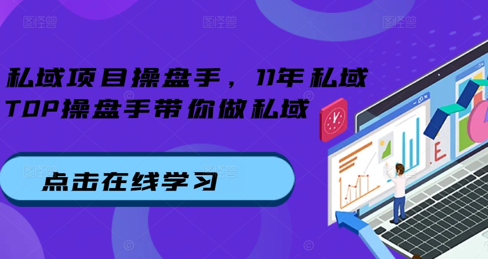 私域项目操盘手，11年私域TOP操盘手带你做私域-梦凌网创