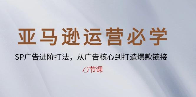 亚马逊运营必学： SP广告进阶打法，从广告核心到打造爆款链接-15节课-梦凌网创