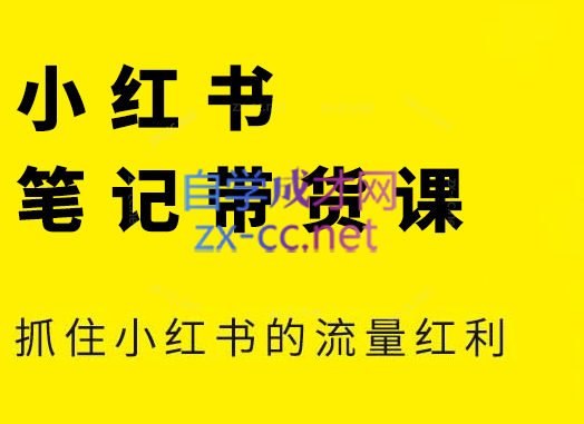 张宾·小红书笔记带货课(更新9月)-梦凌网创