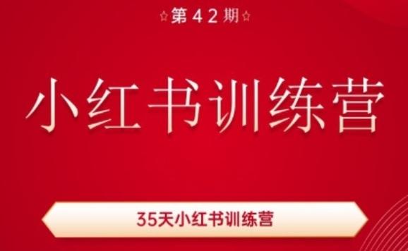 35天小红书训练营(42期)，用好小红书，做你喜欢又擅长的事，涨粉又赚钱-梦凌网创