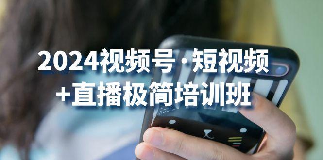 2024视频号·短视频+直播极简培训班：抓住视频号风口，流量红利-梦凌网创